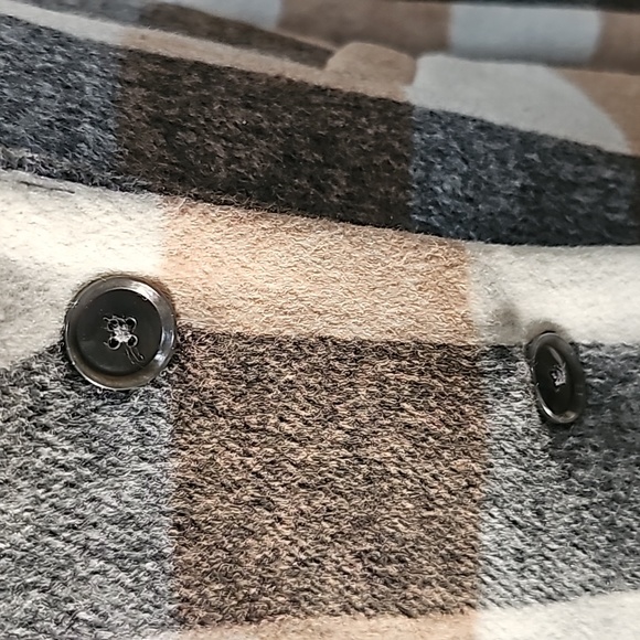 NWT PAIGE,Charcoal Tan Samine Button Coat Sz XS - Picture 6 of 11